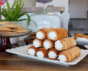 Delicious freshly cooked pastries at Dildo Coffee House, highlighting a variety of homemade baked goods.